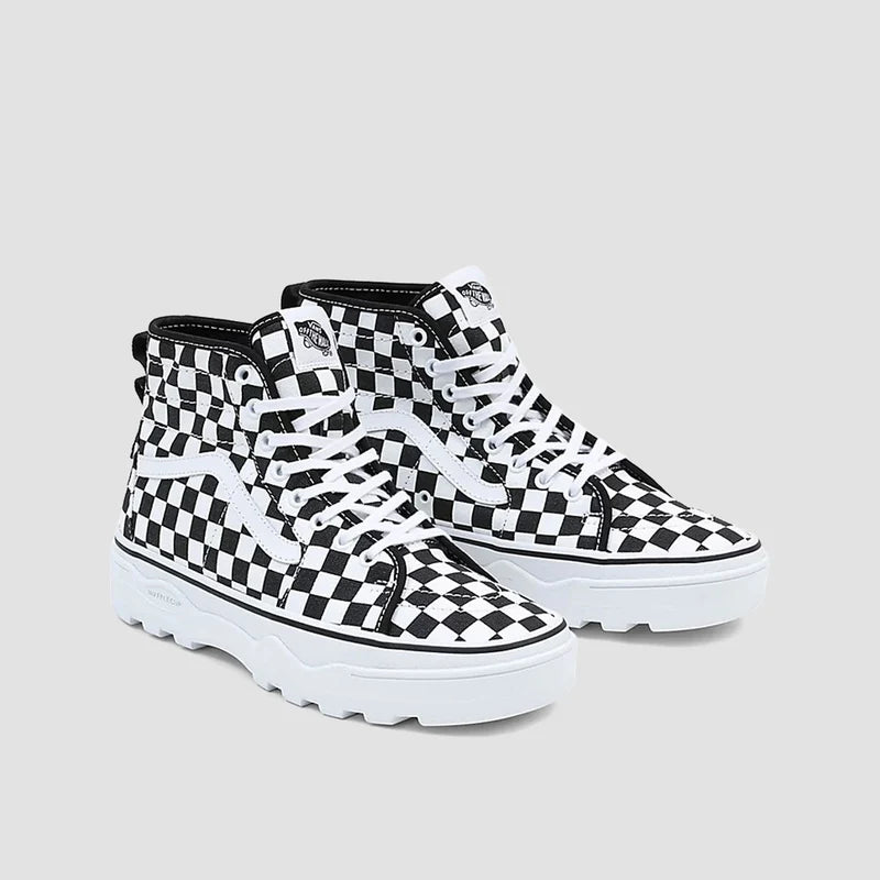 VANS SENTRY SK8-HI WC HIGH TOP SHOES - CHECKERBOARD