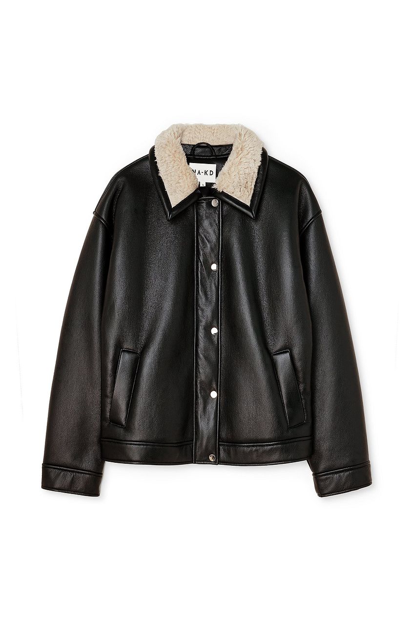 Vintage Look Pu Bonded Jacket