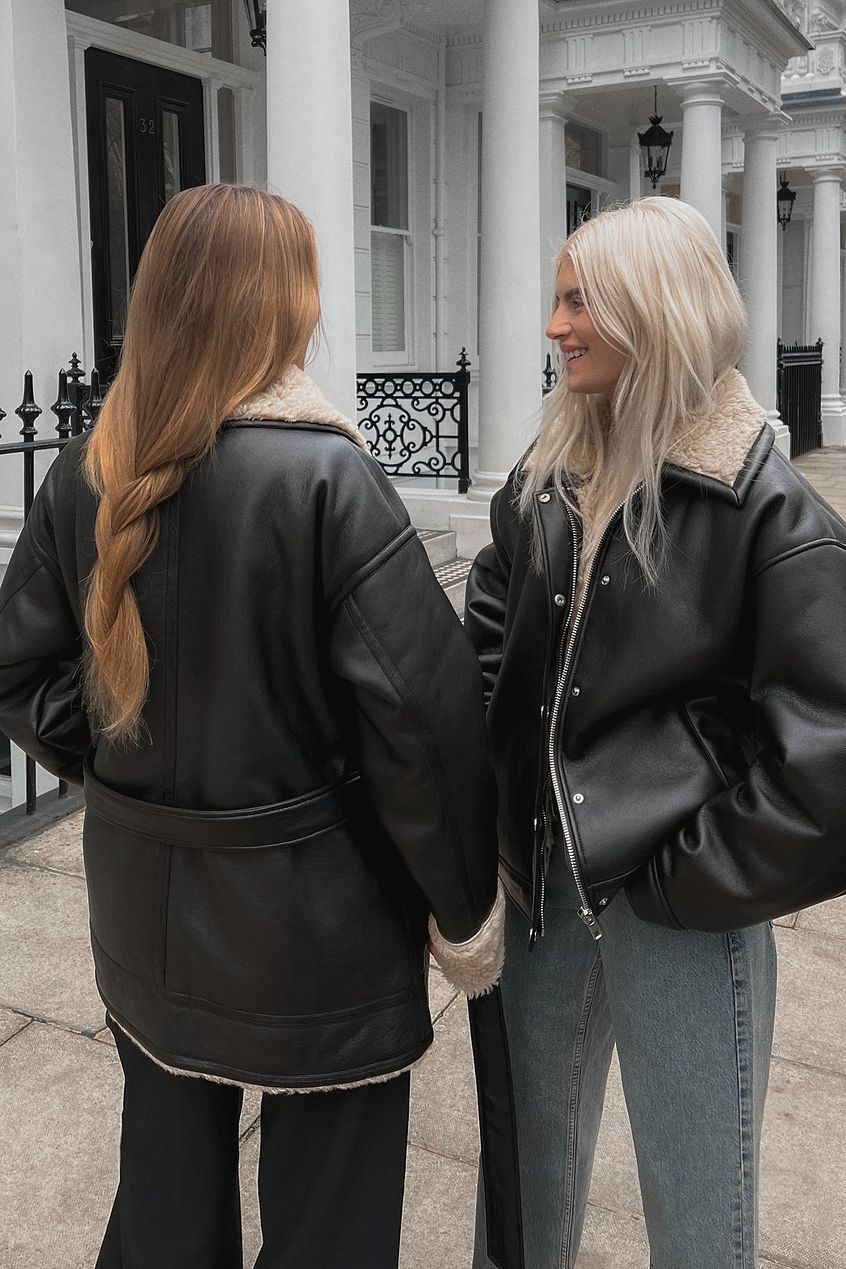 Vintage Look Pu Bonded Jacket