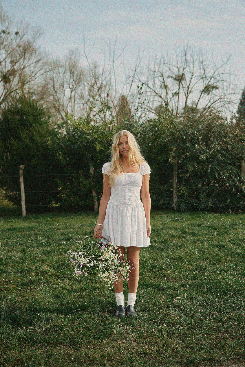 Na-kd Anglaise Mini Dress