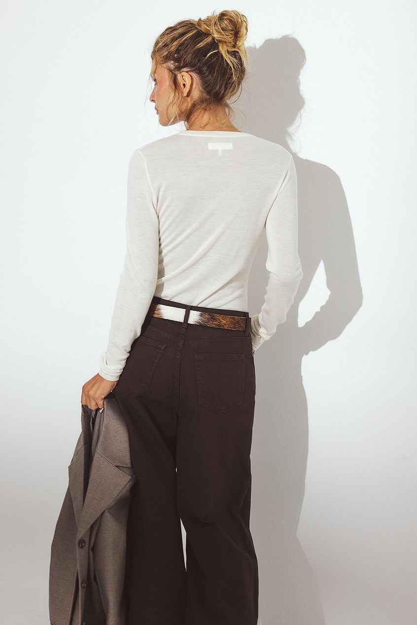 Na-kd Wide High Waist Jeans