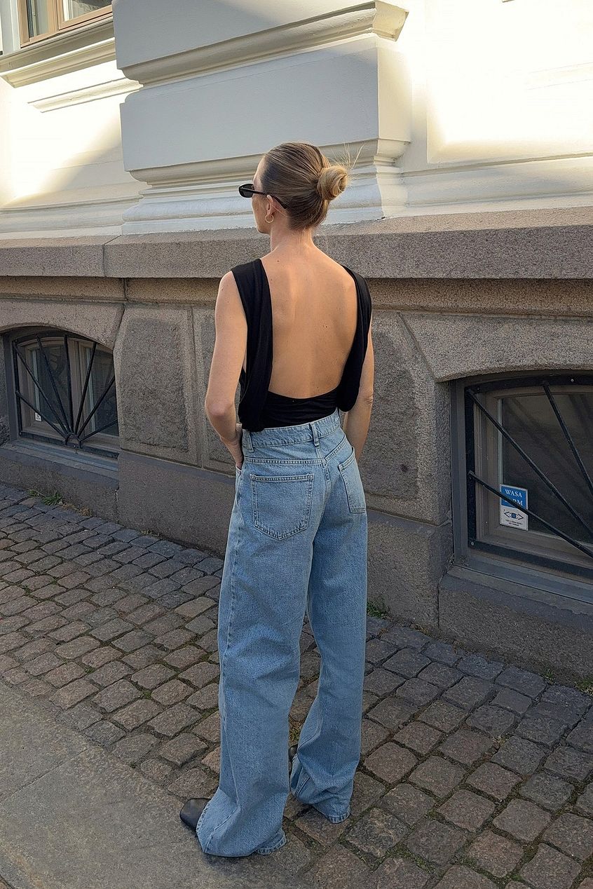 Wide High Waist Jeans