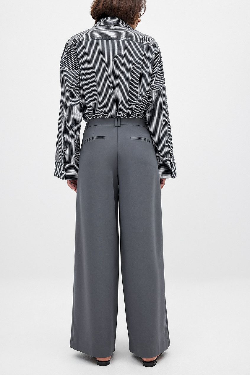Na-kd Wide High Waist Suit Pants