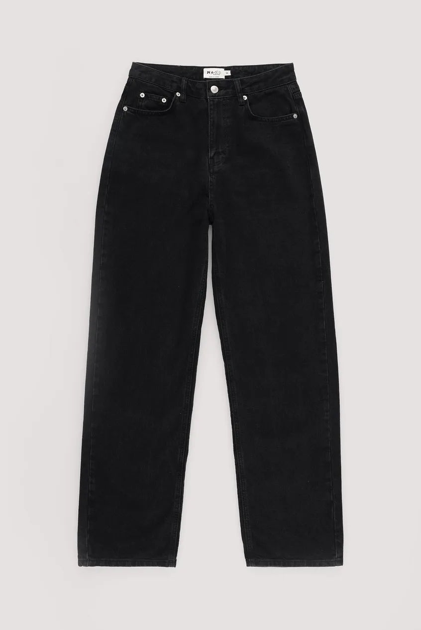 Wide Leg High Waisted Denim