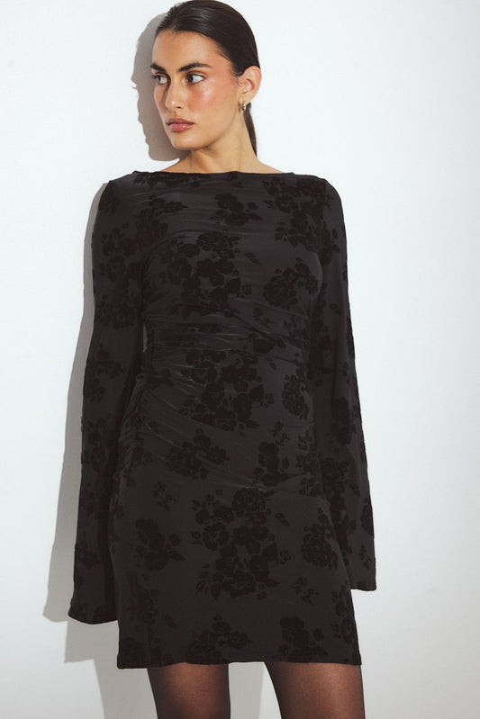 Na-kd Wide Sleeve Mini Dress