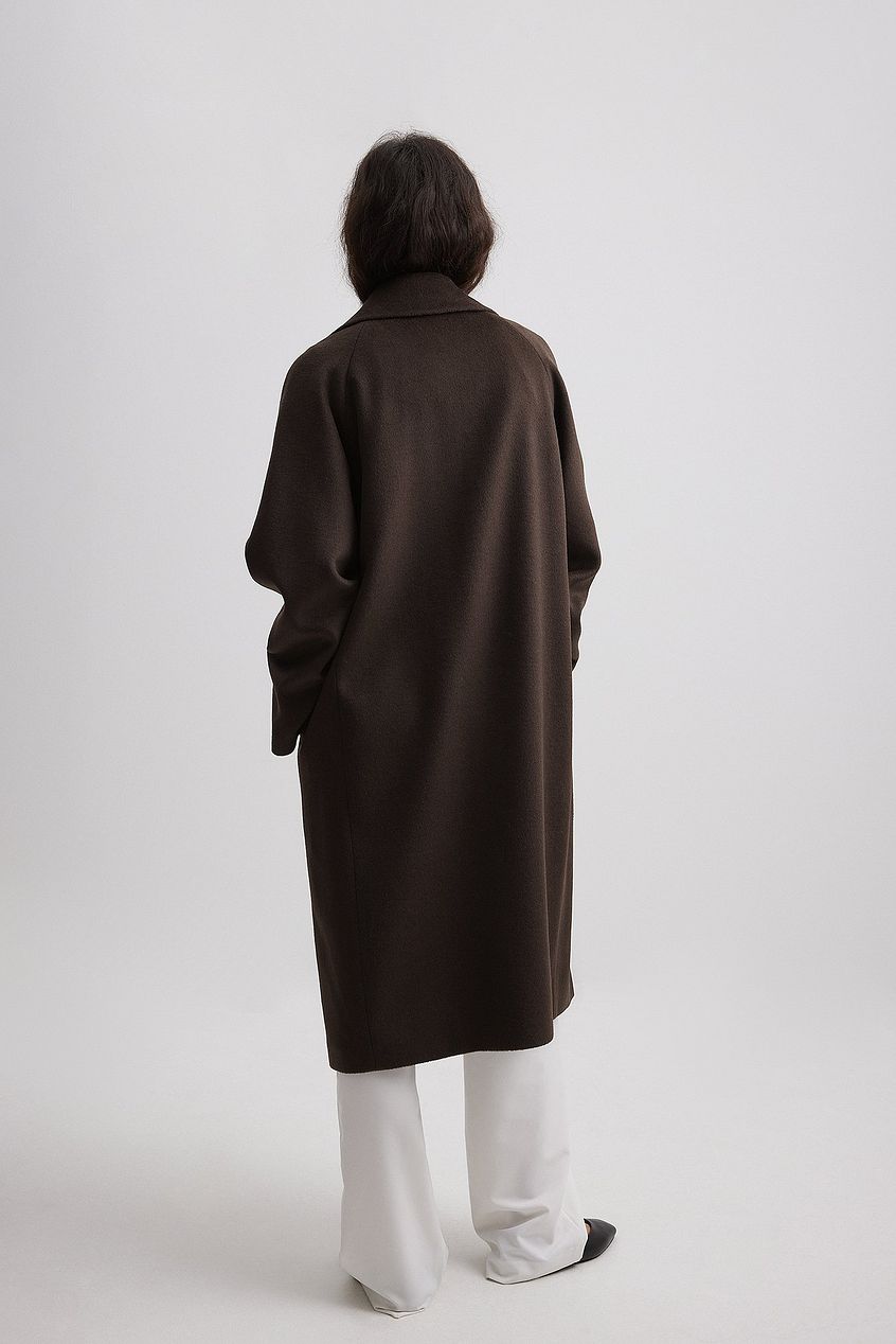 Wool Blend Oversized Coat