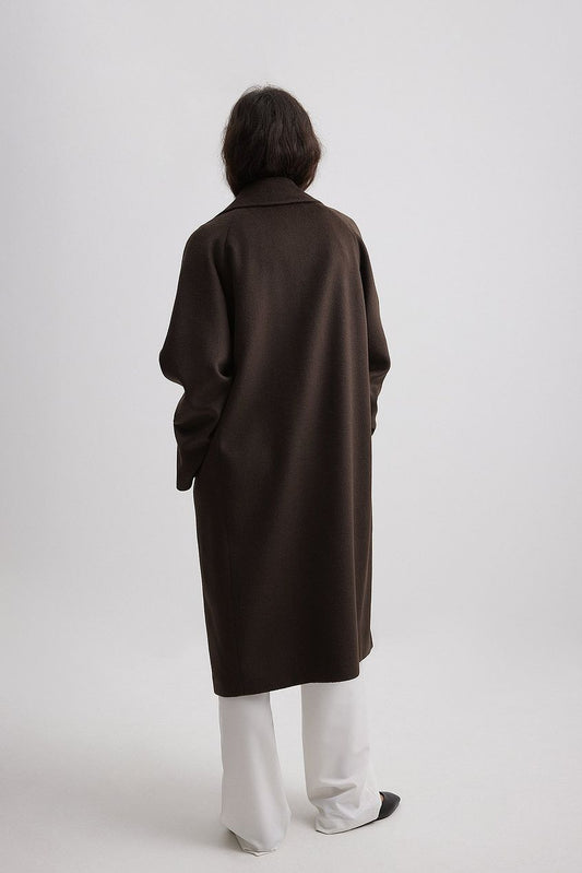 Wool Blend Oversized Coat