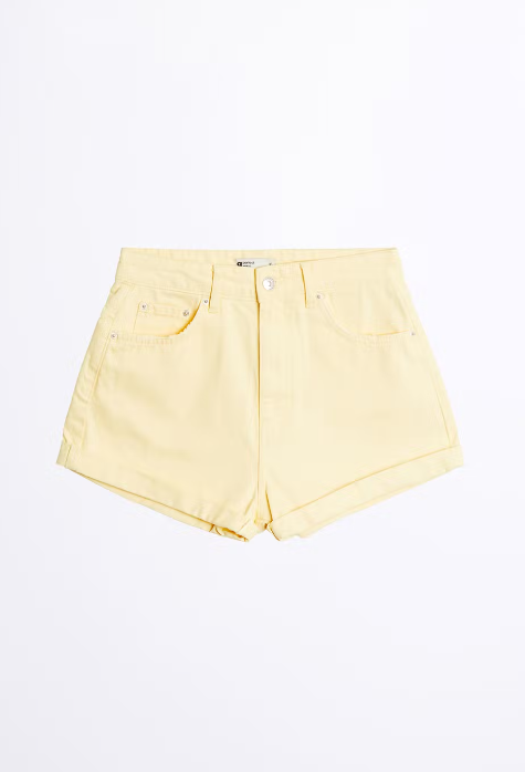 Mom Original Denim Shorts Vanilla