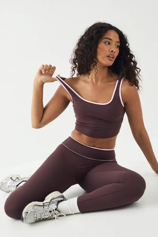 DSGN Studio DSGN Studio Sports Sculpt Contrast Piping High Waist Legging