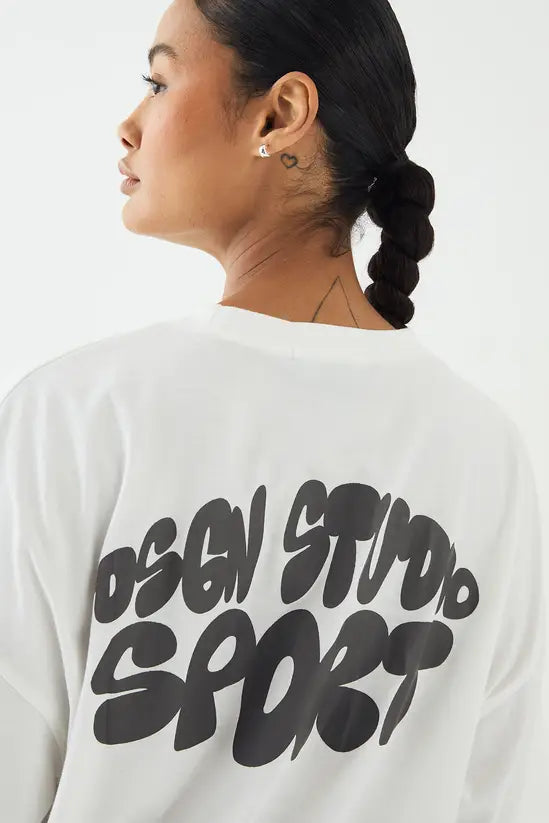 DSGN Studio Sport Printed Oversized T-Shirt