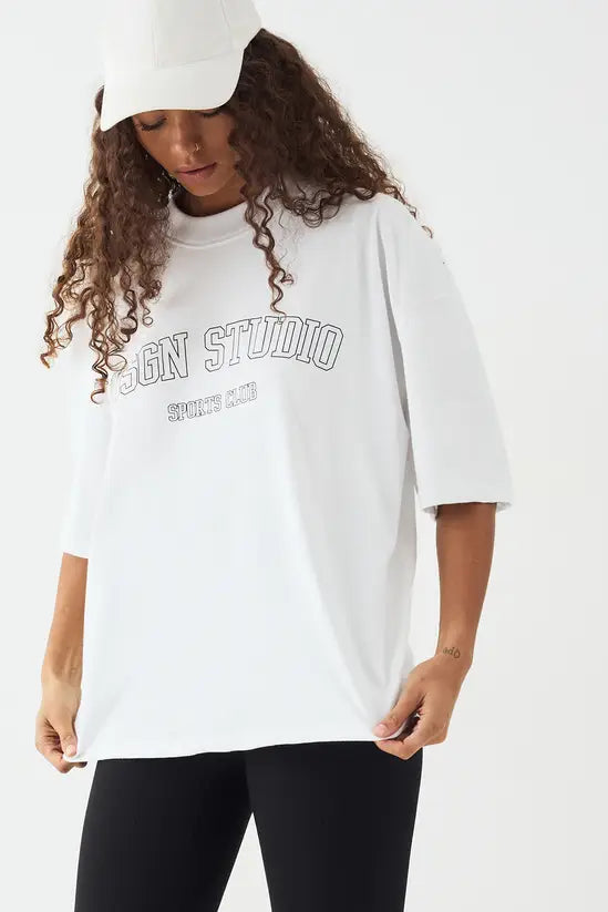 DSGN Studio Sports Club Heavyweight Oversized T-Shirt