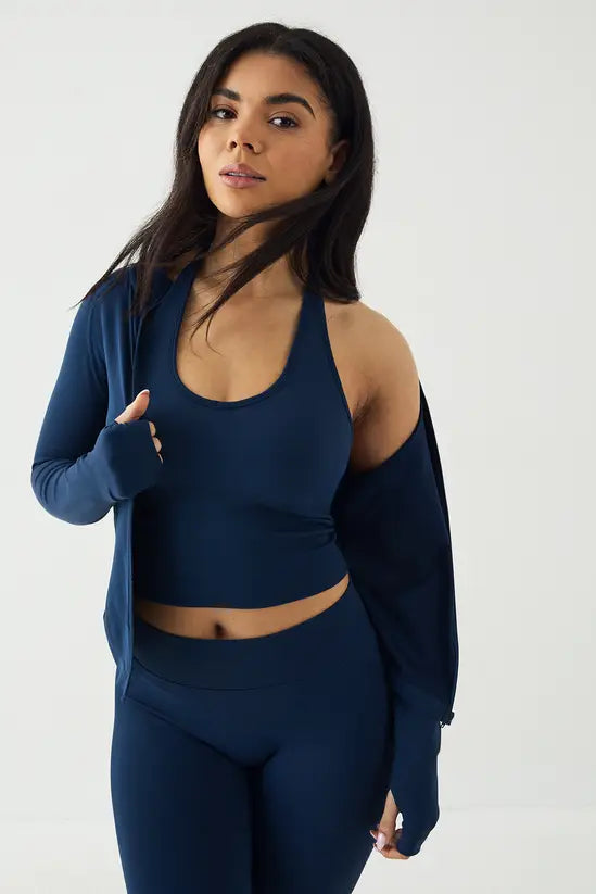 DSGN Studio Sport Contour Seamless Padded Halter Top