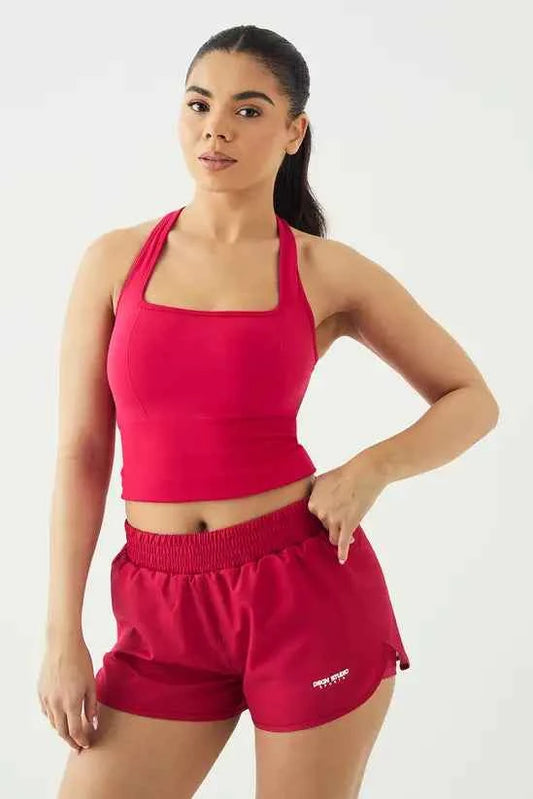 DSGN Studio Corset Cross Back Sports Top