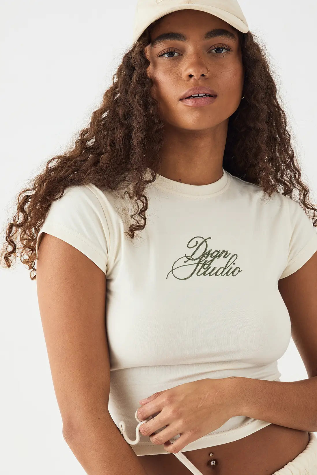 DSGN Studio Short Sleeve Fitted Top
