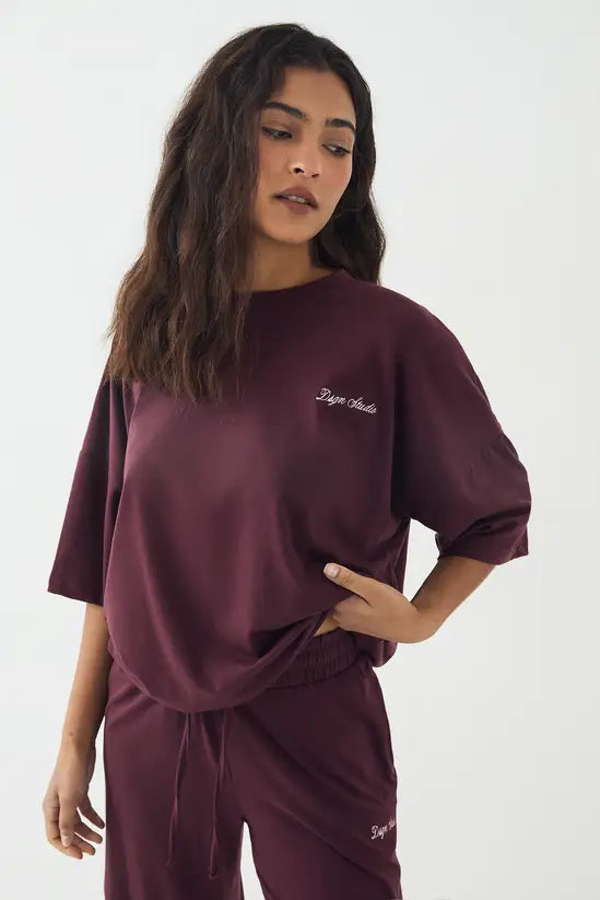 DSGN Studio Lounge Short Sleeve Oversized Supersoft T-Shirt