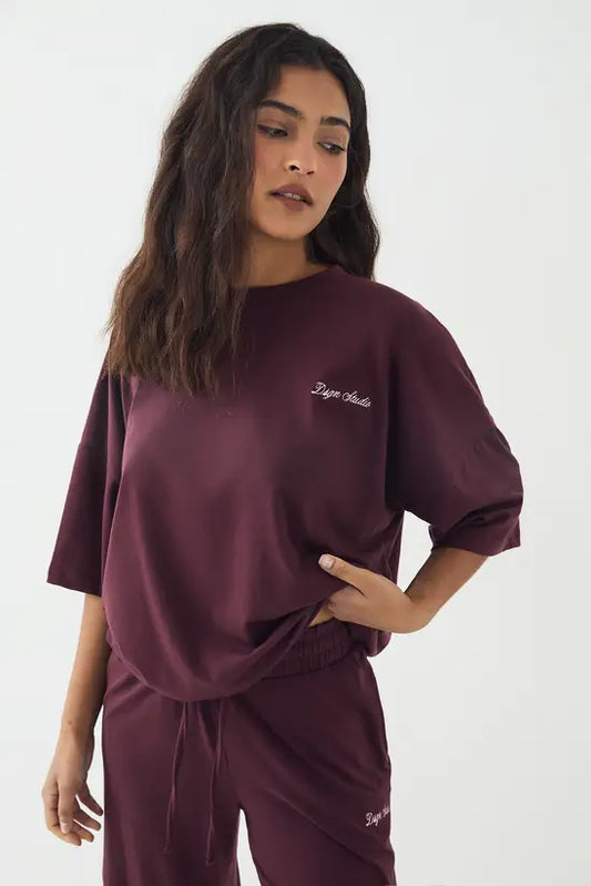 DSGN Studio Lounge Short Sleeve Oversized Supersoft T-Shirt