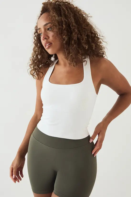 DSGN Studio Sport Contour Seamless Longline Racer Sports Bra