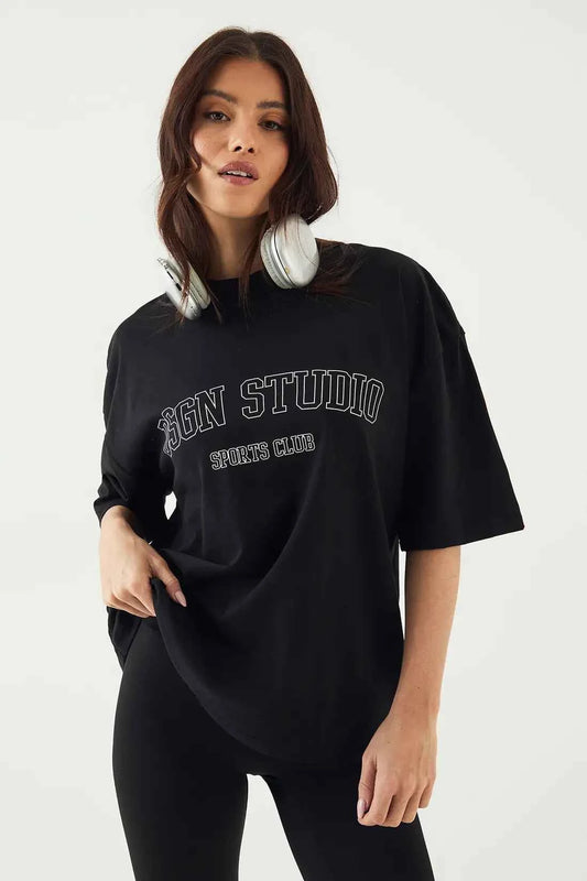 DSGN Studio Sports Club Heavyweight Oversized T-Shirt