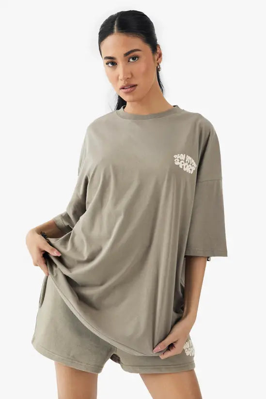 DSGN Studio Sport Bubble Print Oversized T-shirt